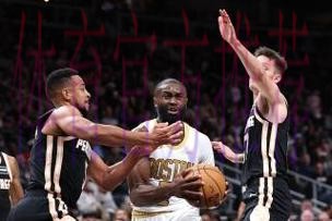 布朗41+6 凯尔特人次节52分创队史记录大胜老鹰